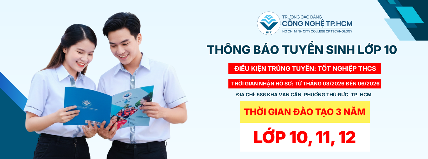 Tuyển sinh Trường Cao đẳng Công nghệ TP.HCM