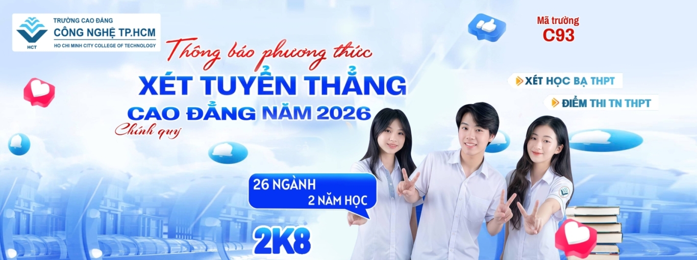 Trang thông tin tuyển sinh Trường Cao đẳng Công nghệ TP.HCM
