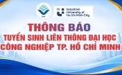 THÔNG BÁO TUYỂN SINH LIÊN THÔNG ĐẠI HỌC CÔNG NGHIỆP TP. HỒ CHÍ MINH ĐỢT 2 NĂM 2026 ĐẶT TẠI TRƯỜNG CAO ĐẲNG CÔNG NGHỆ TP. HCM