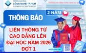 LIÊN THÔNG TỪ CAO ĐẲNG LÊN ĐẠI HỌC