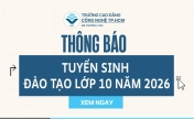 Thông báo tuyển sinh đào tạo văn hóa Lớp 10 THPT năm 2026