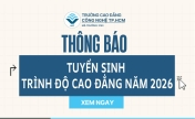 Thông báo tuyển sinh trình độ Cao đẳng năm 2026