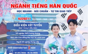 CƠ HỘI VÀNG CHO TƯƠNG LAI – NGÀNH TIẾNG HÀN TẠI TRƯỜNG CAO ĐẲNG CÔNG NGHỆ TP.HCM 