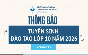 Thông báo tuyển sinh đào tạo văn hóa Lớp 10 THPT năm 2026