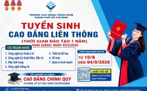 THÔNG BÁO TUYỂN SINH CAO ĐẲNG LIÊN THÔNG NĂM 2026 THỜI GIAN ĐÀO TẠO CHỈ 1 NĂM
