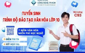 Thông báo tuyển sinh đào tạo văn hóa Lớp 10 THPT năm 2026