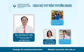 DANH SÁCH CÁN BỘ TƯ VẤN TUYỂN SINH NĂM 2026 – TRƯỜNG CAO ĐẲNG CÔNG NGHỆ TP.HCM (HCT)